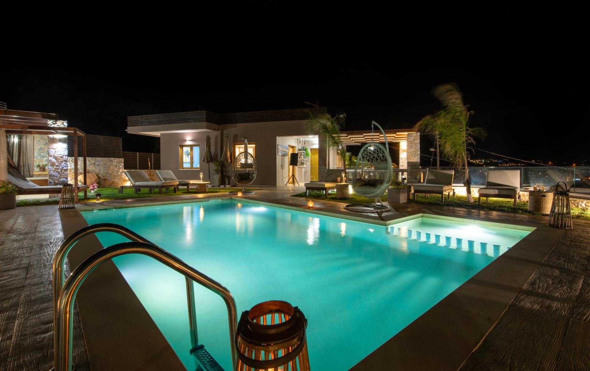 Villa Lady Dafni With Private Heated Pool マレメ エクステリア 写真