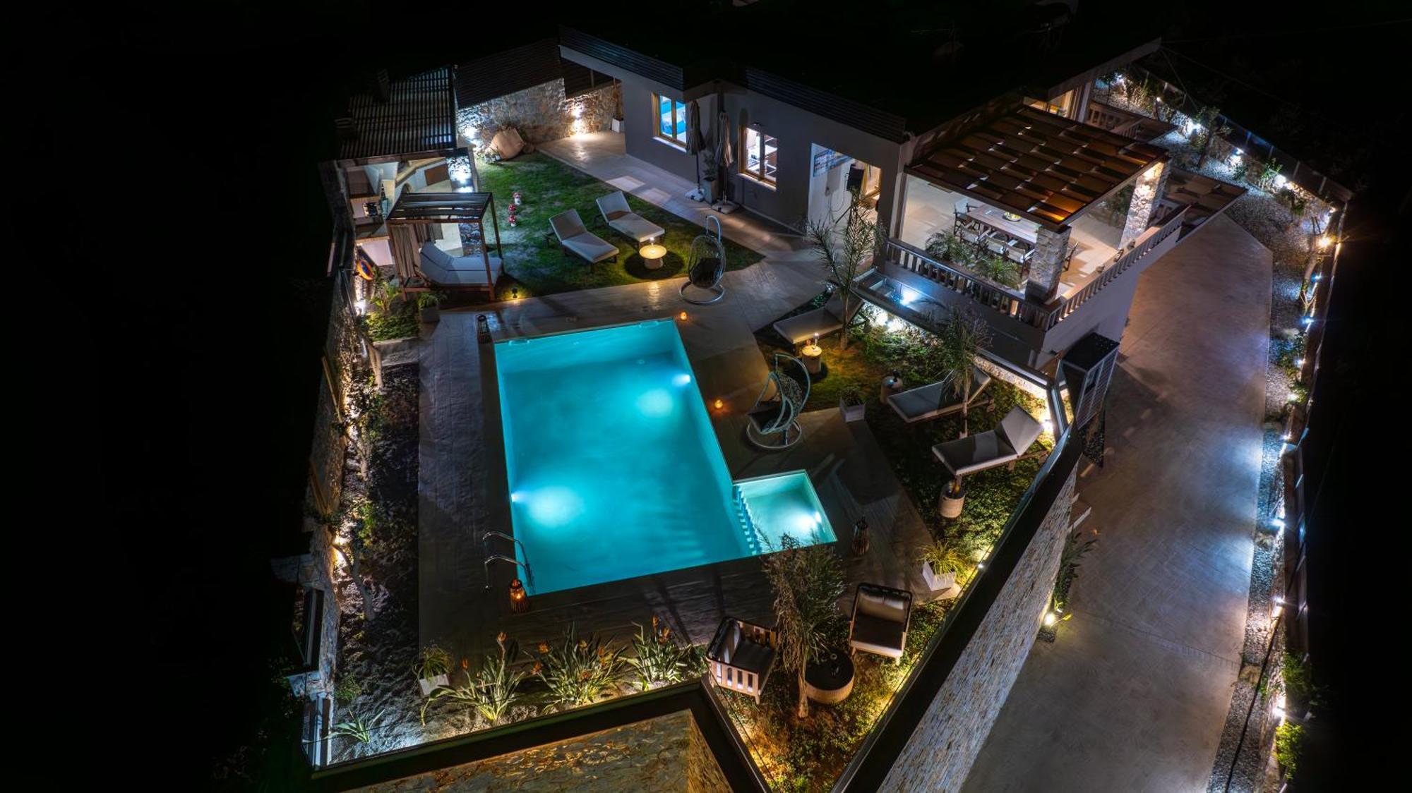 Villa Lady Dafni With Private Heated Pool マレメ エクステリア 写真