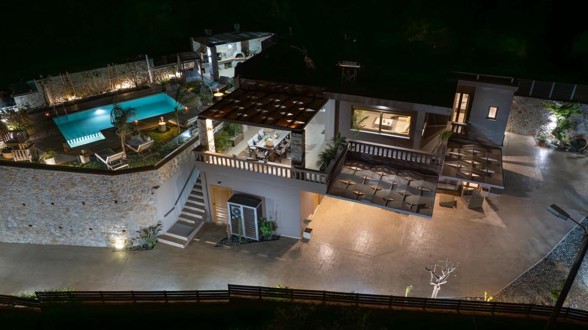 Villa Lady Dafni With Private Heated Pool マレメ エクステリア 写真