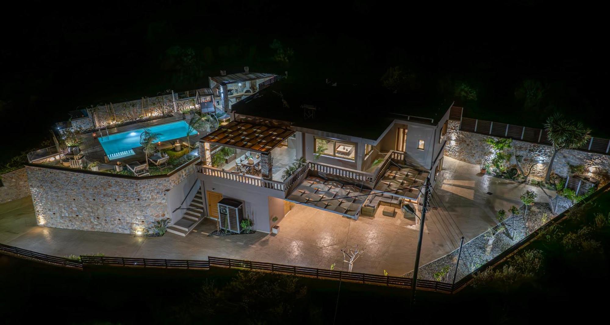Villa Lady Dafni With Private Heated Pool マレメ エクステリア 写真