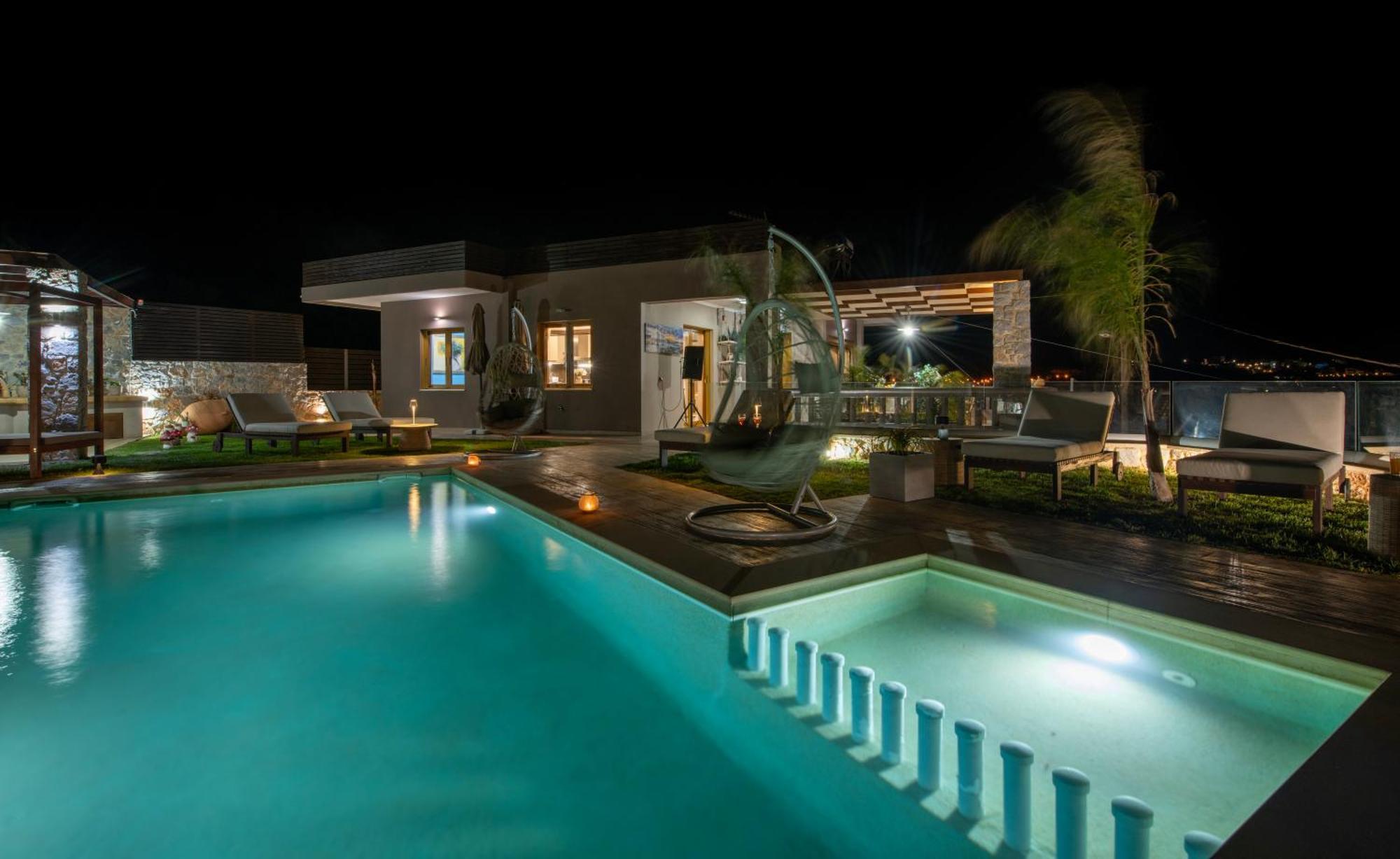 Villa Lady Dafni With Private Heated Pool マレメ エクステリア 写真