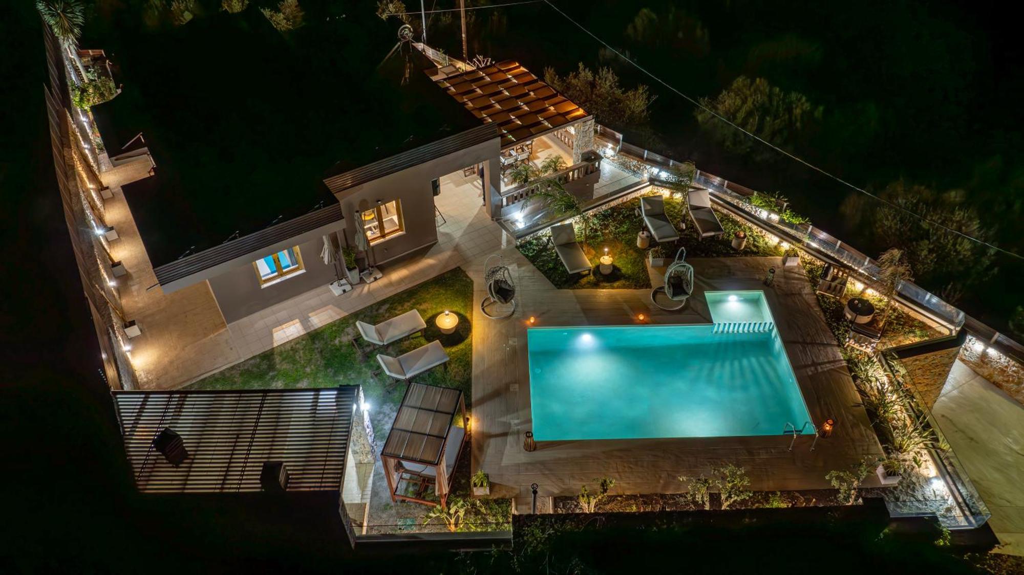 Villa Lady Dafni With Private Heated Pool マレメ エクステリア 写真