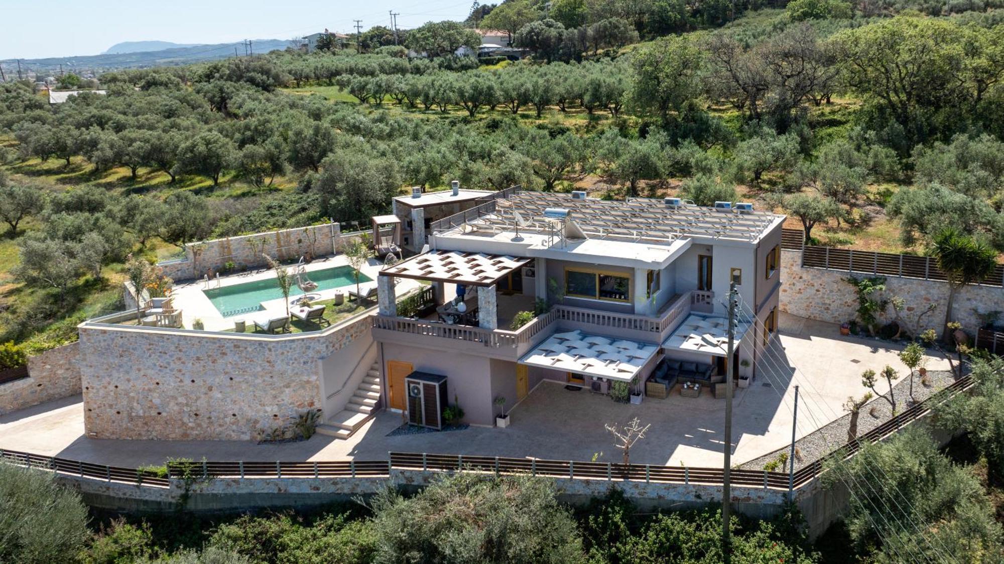 Villa Lady Dafni With Private Heated Pool マレメ エクステリア 写真